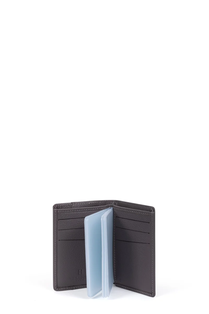 Porte-cartes - 1 volet - Stop RFID - Cuir