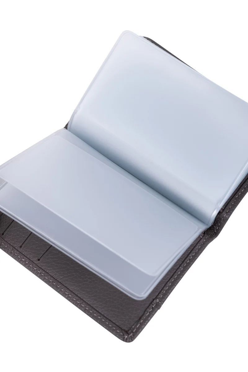 Porte-cartes - 1 volet - Stop RFID - Cuir