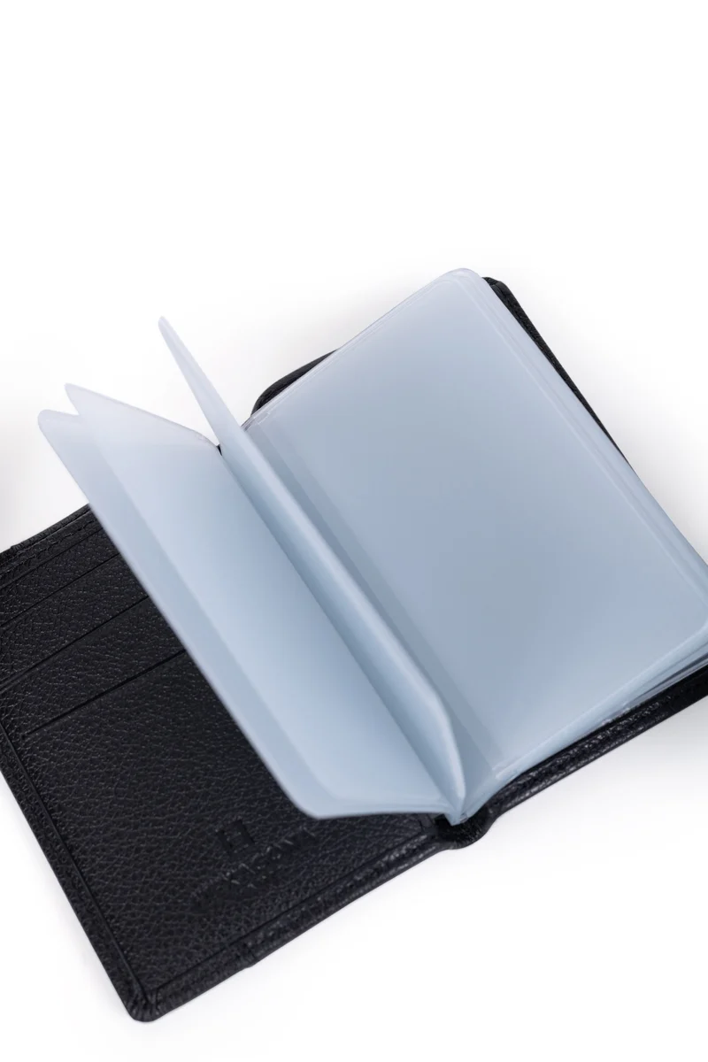 Porte-cartes - 1 volet - Stop RFID - Cuir