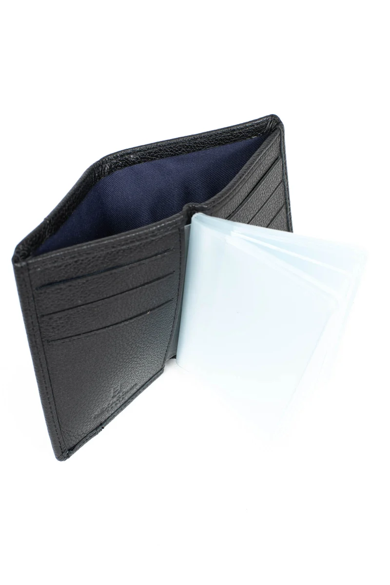 Porte-cartes - 1 volet - Stop RFID - Cuir