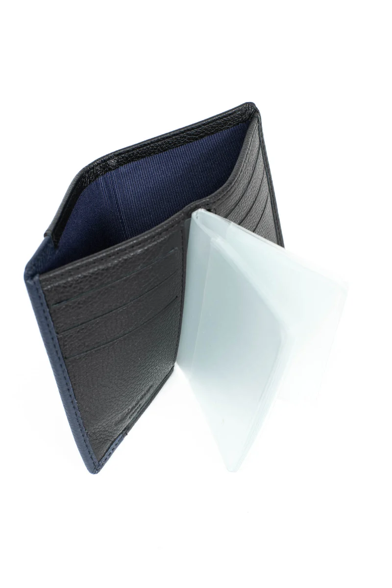 Porte-cartes - 1 volet - Stop RFID - Cuir