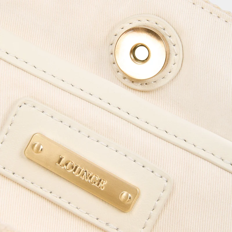Sac Clutch Clover - Crème