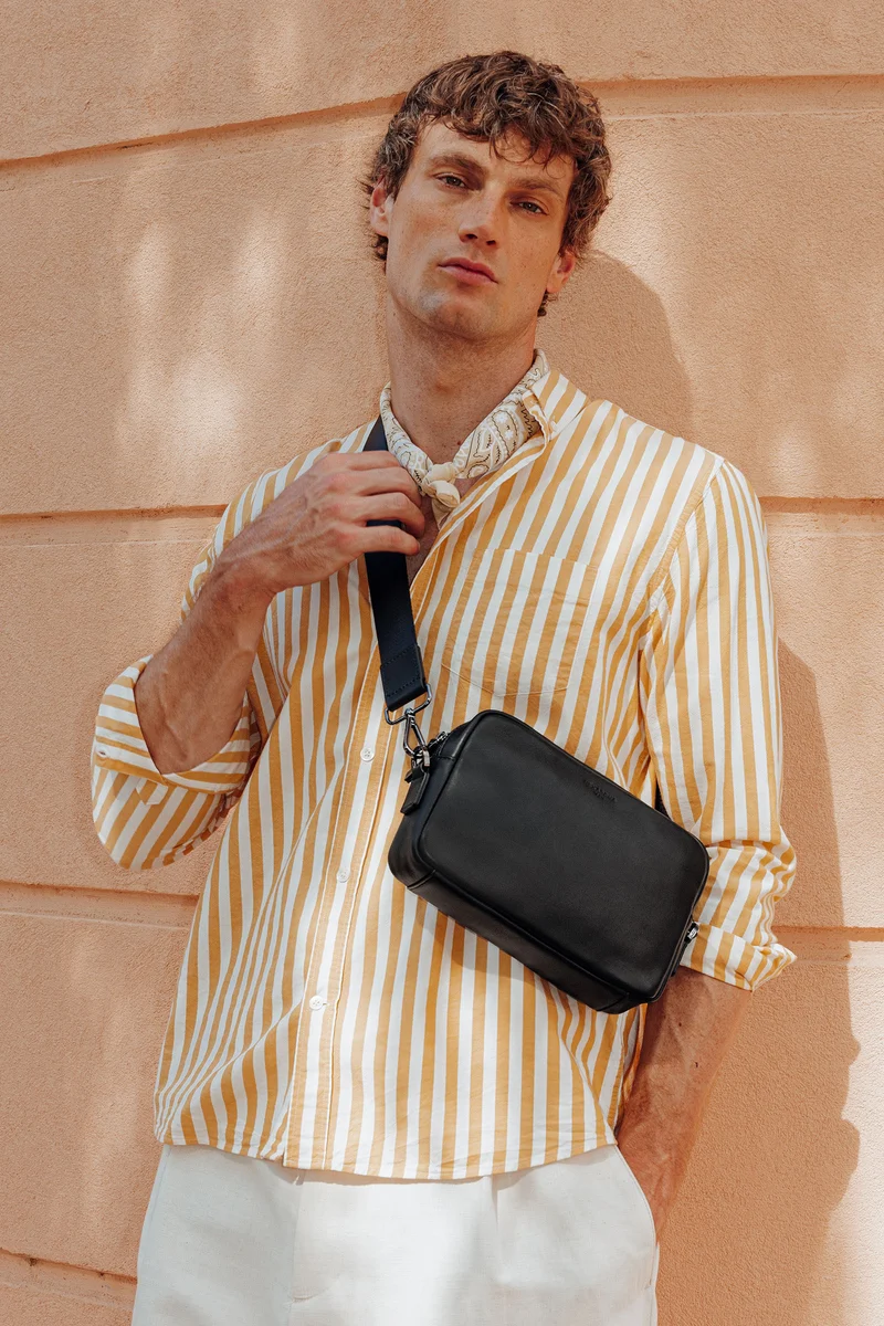 Sac reporter - Cuir
