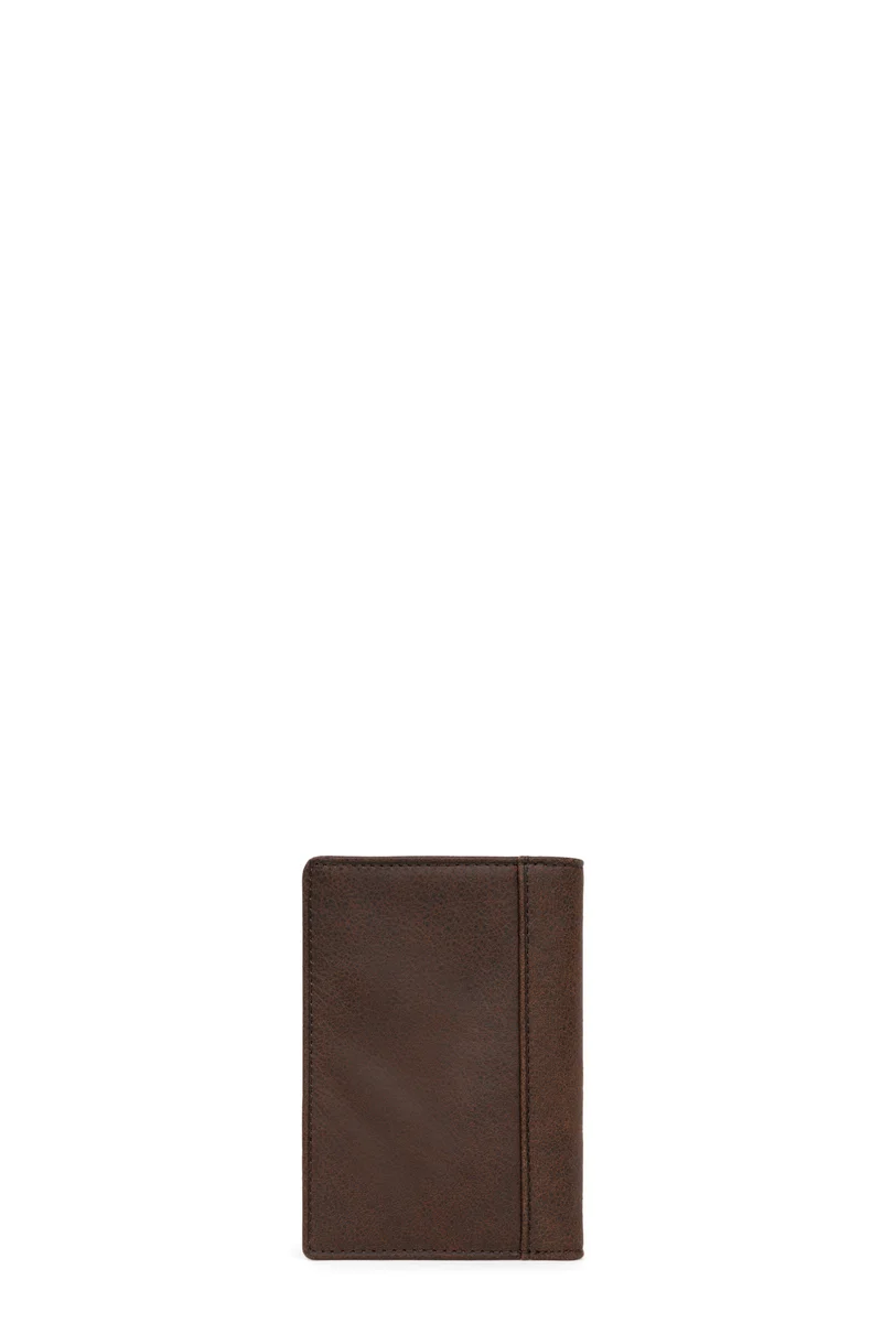 Portefeuille européen - 1 volet - Cuir