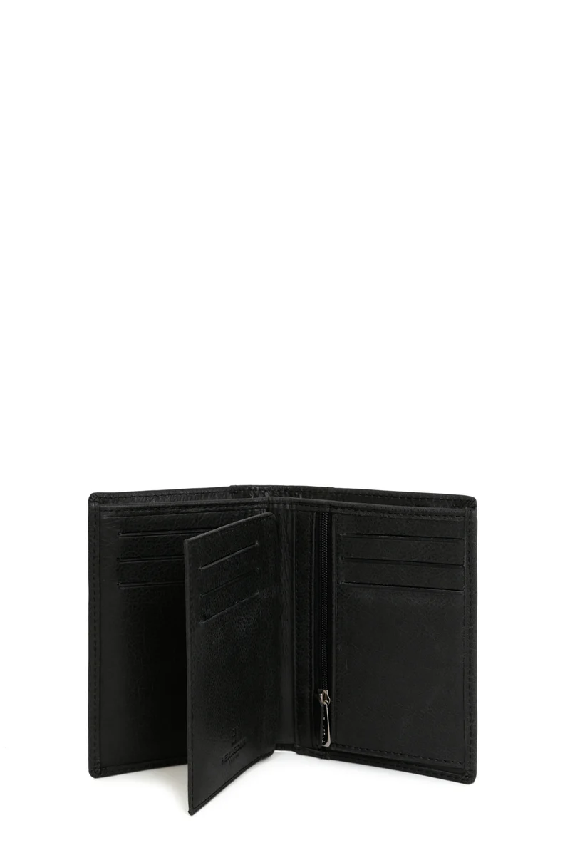 Portefeuille européen - 2 volets - Cuir