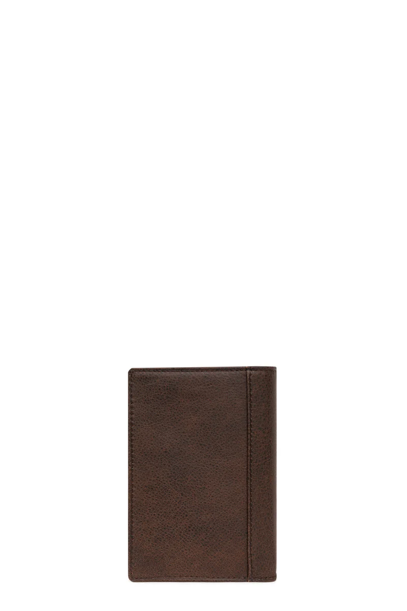 Portefeuille européen - 2 volets - Cuir