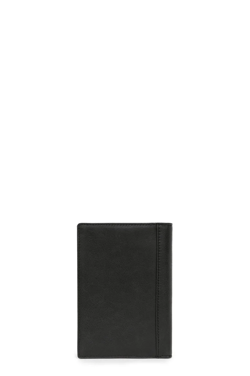 Portefeuille européen - 2 volets - Cuir