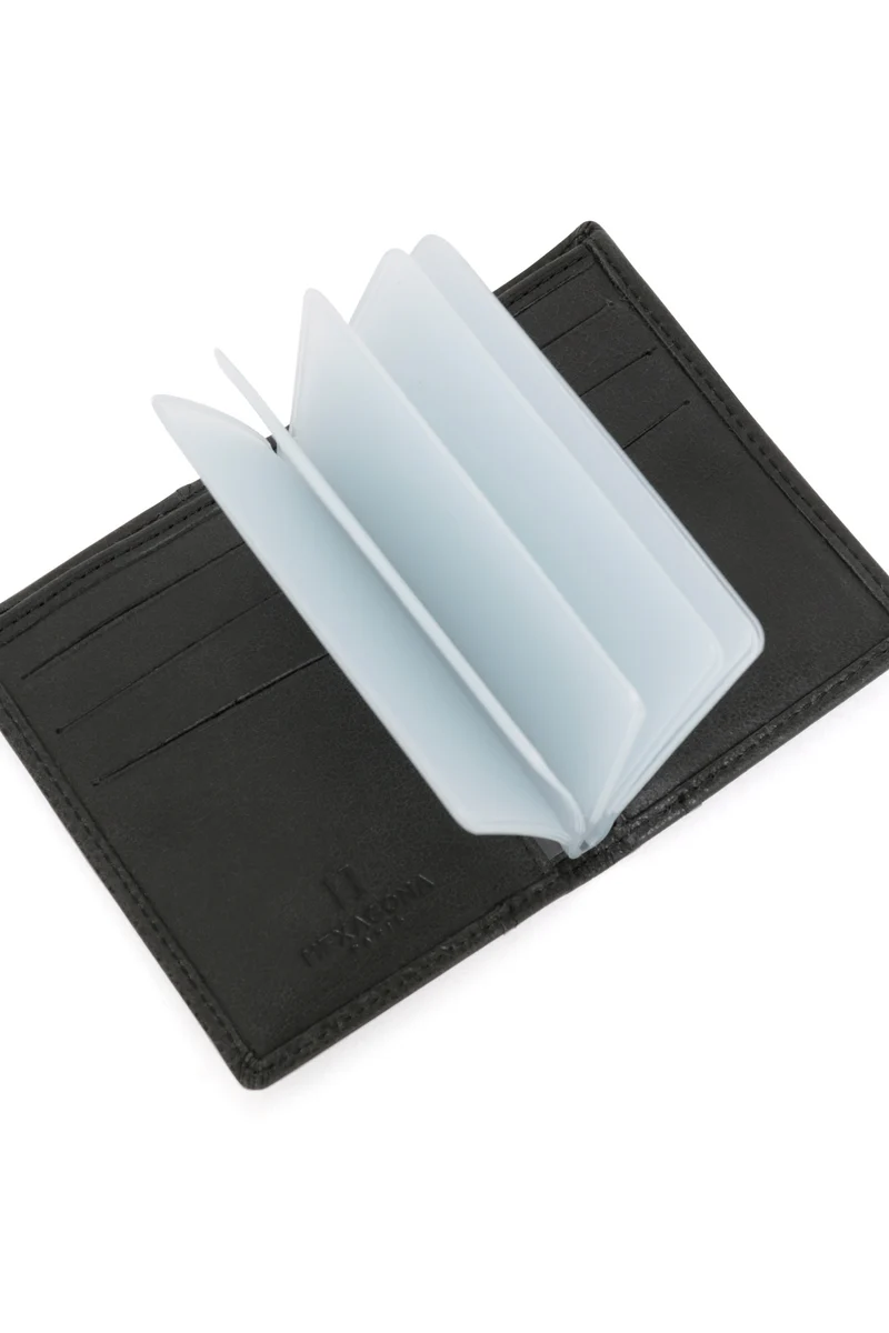 Porte-cartes - 1 volet - Cuir