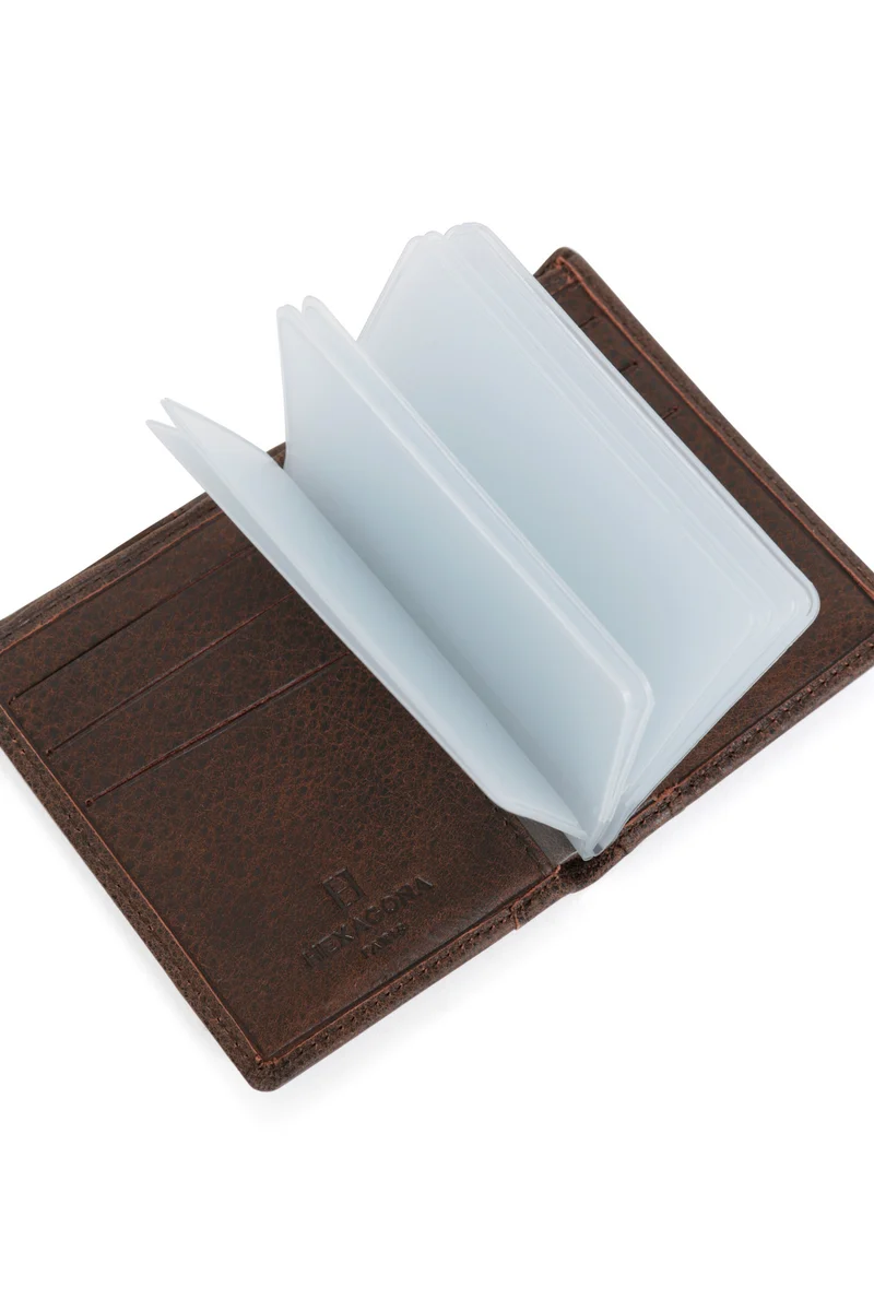 Porte-cartes - 1 volet - Cuir