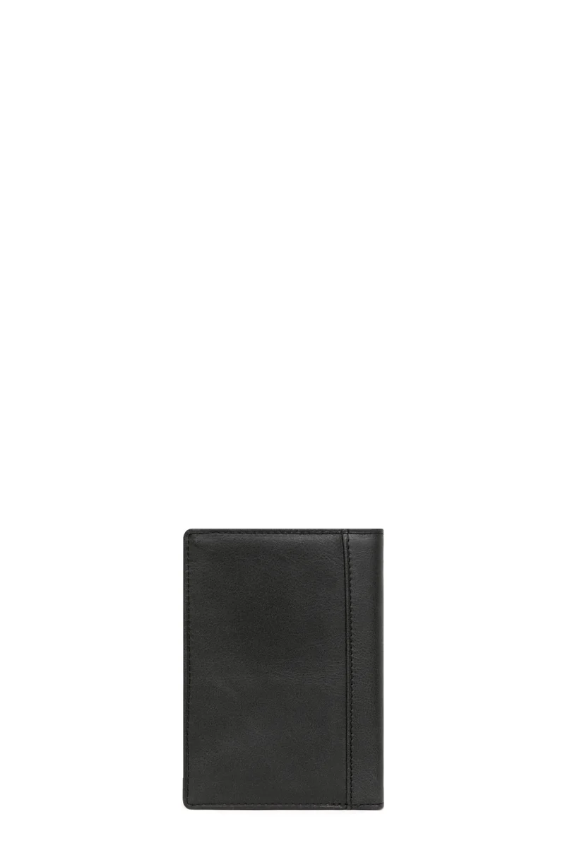 Portefeuille européen - 2 volets - Cuir