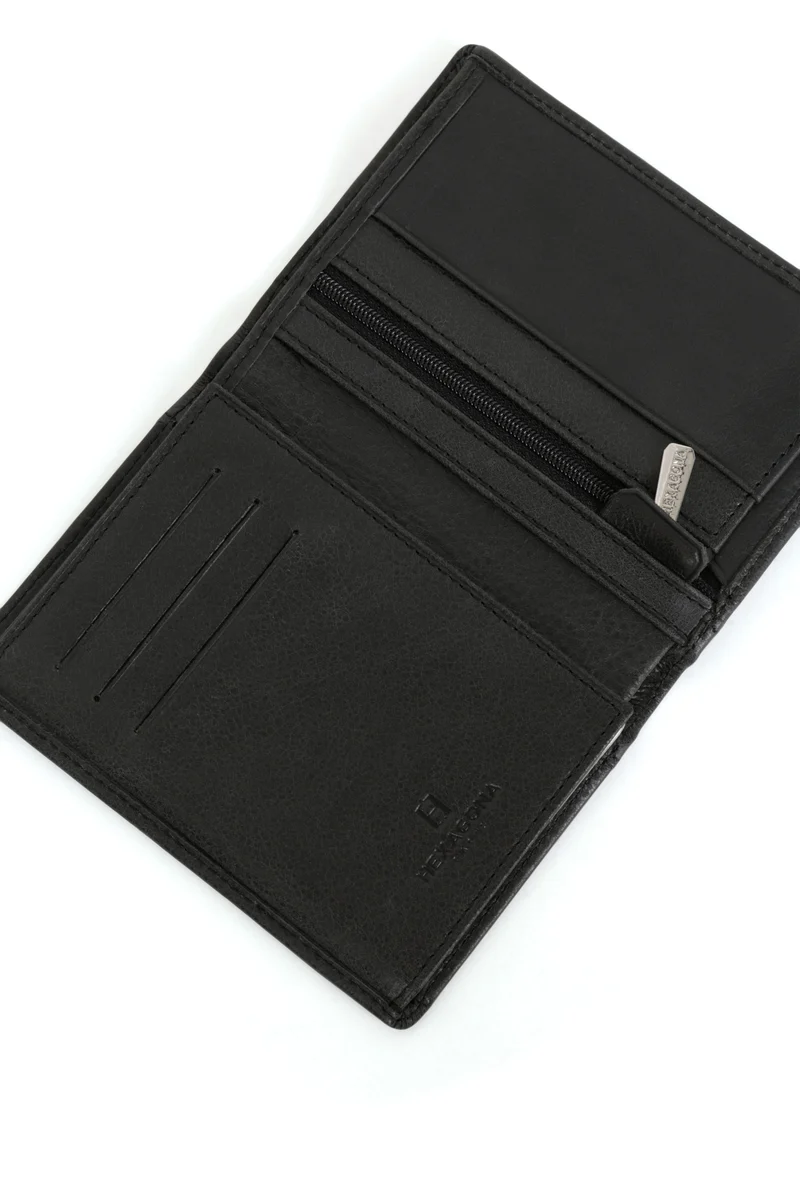 Portefeuille européen - 2 volets - Cuir
