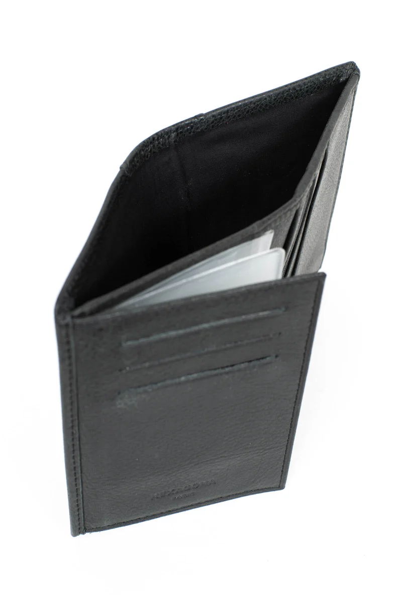 Portefeuille européen - 2 volets - Cuir