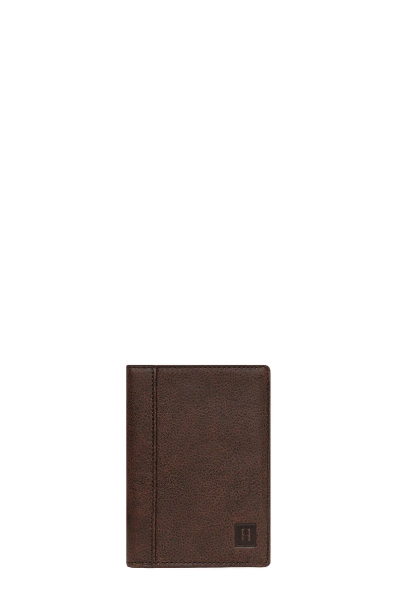 Portefeuille européen - 2 volets - Cuir