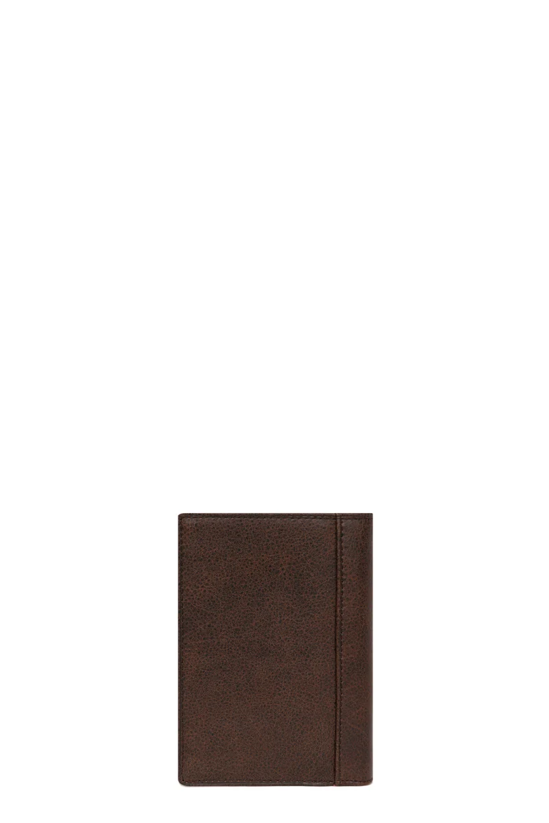 Portefeuille européen - 2 volets - Cuir