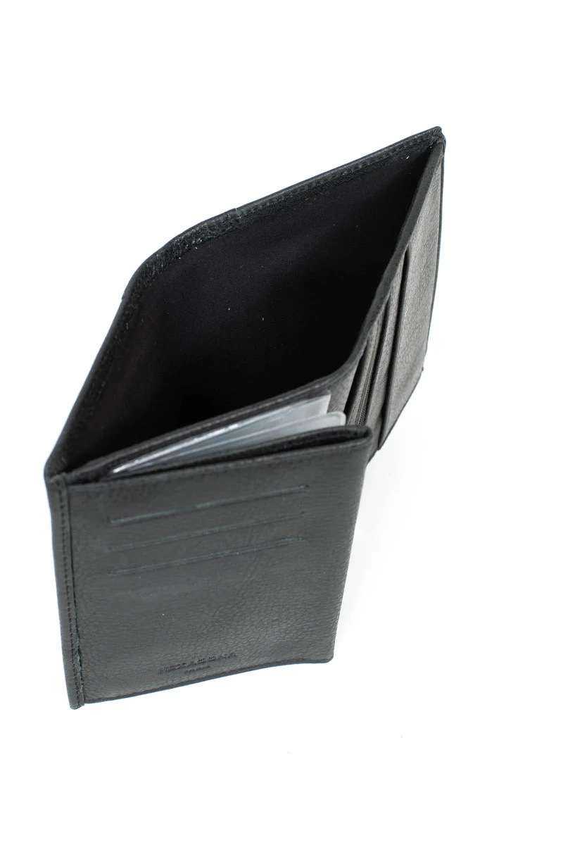 Portefeuille européen - 3 volets - Cuir