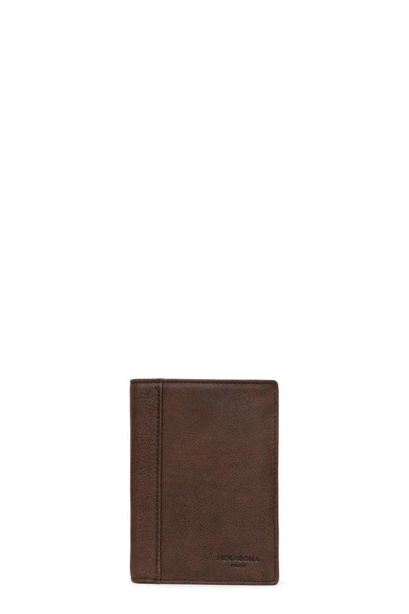 Portefeuille européen - 3 volets - Cuir
