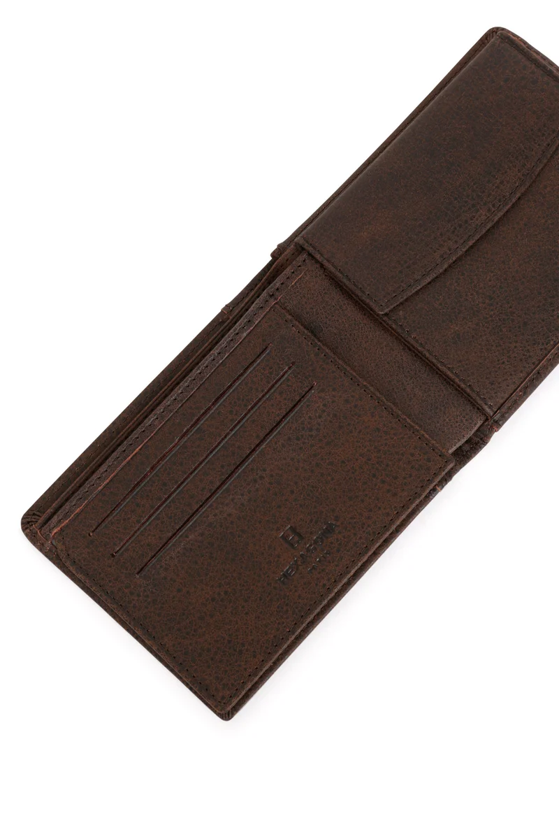 Portefeuille italien - 2 volets - Cuir