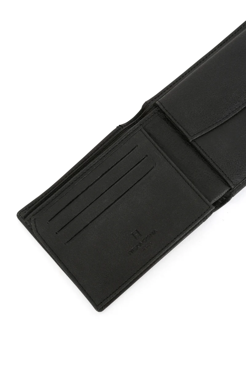 Portefeuille italien - 2 volets - Cuir