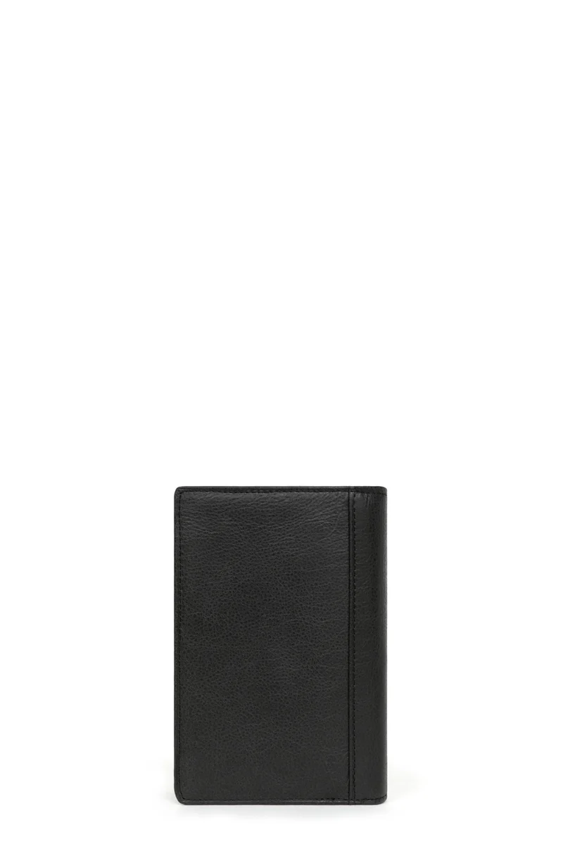 Portefeuille européen - 3 volets - Cuir