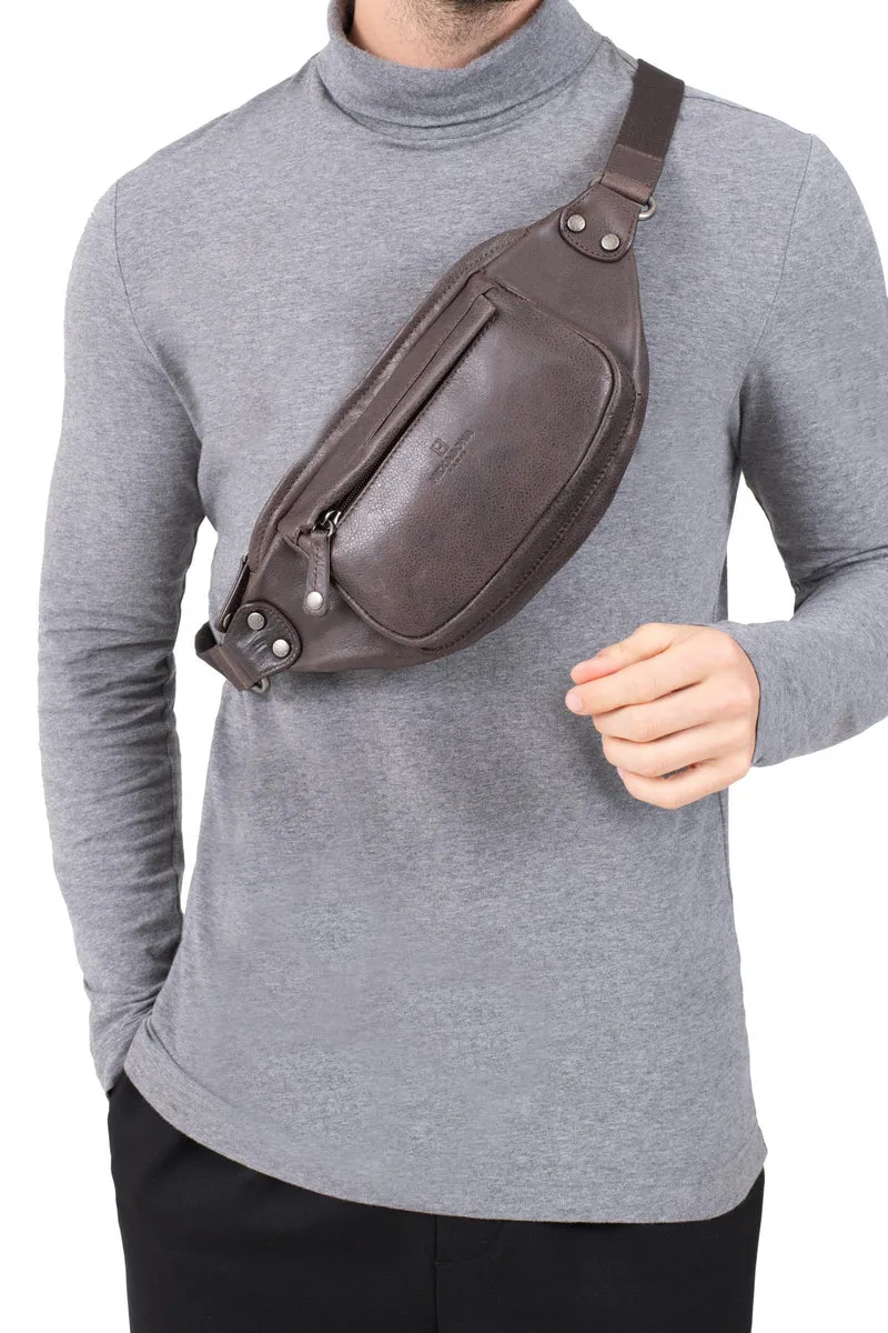 Sac banane - Cuir