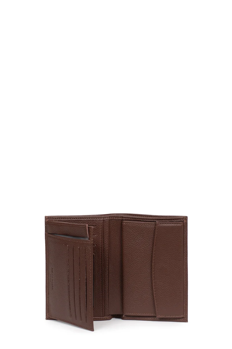 Portefeuille européen - 2 volets - Cuir