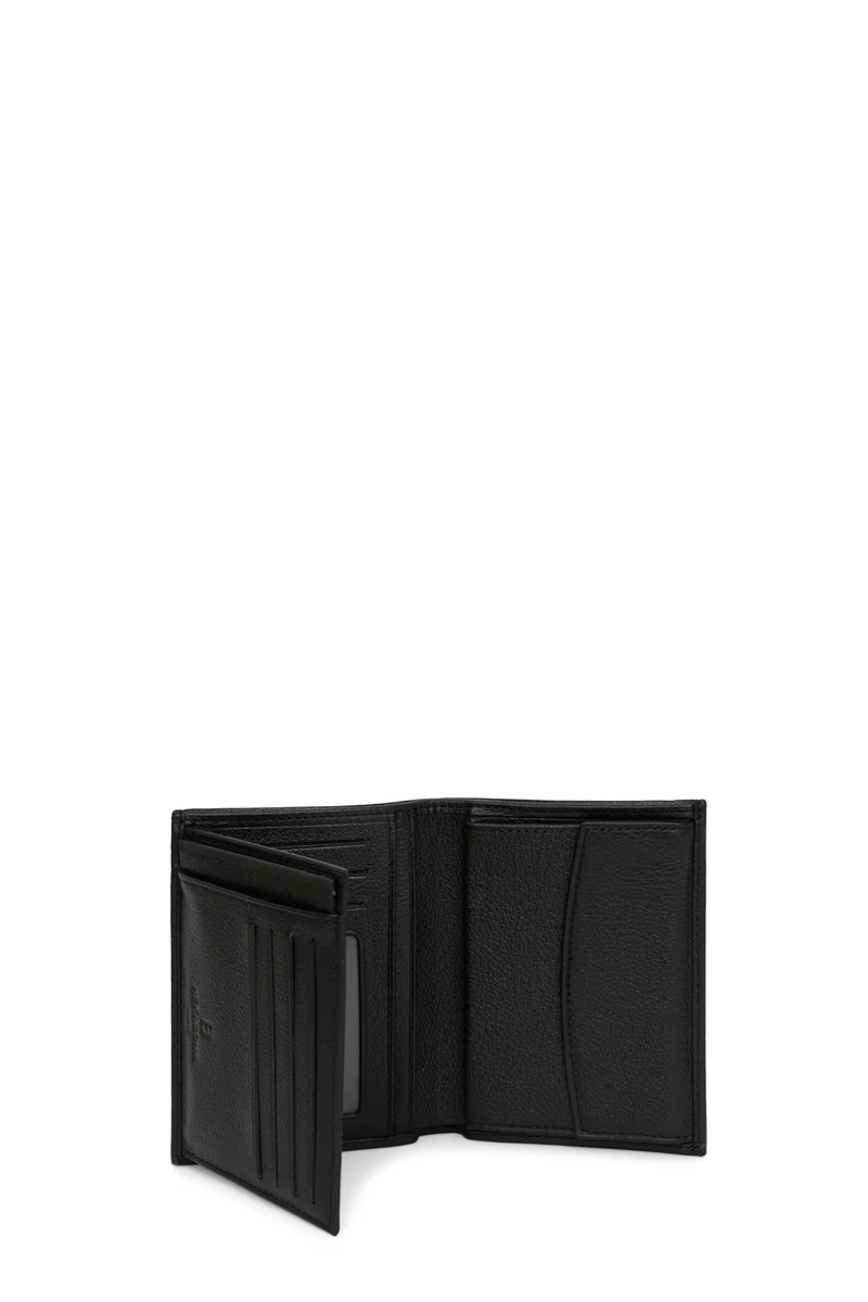 Portefeuille européen - 2 volets - Cuir