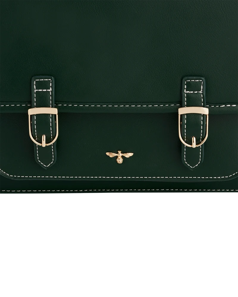Into the Woods Green Satchel