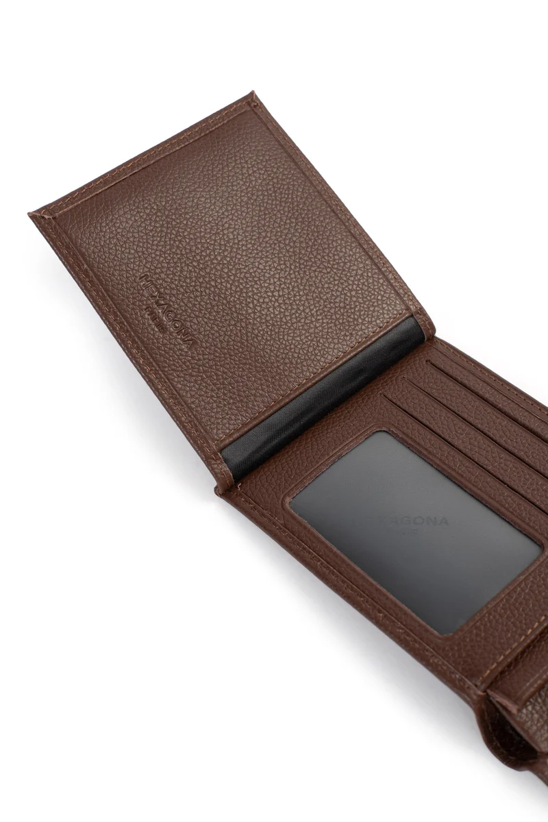 Portefeuille italien - 2 volets - Cuir