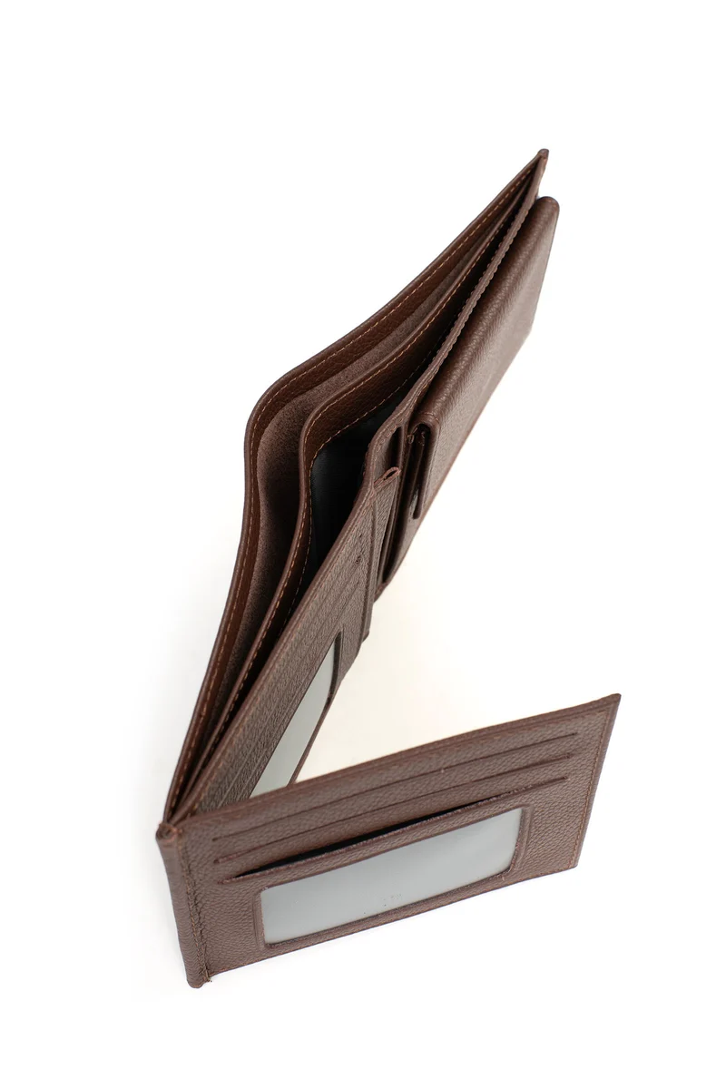 Portefeuille italien - 2 volets - Cuir