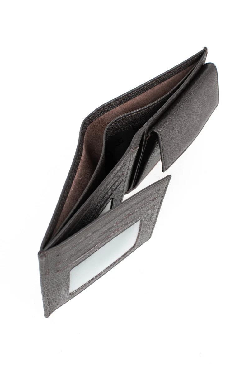 Portefeuille italien - 2 volets - Cuir