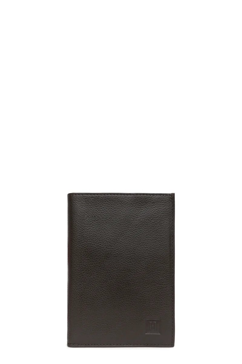 Portefeuille européen - 3 volets - Cuir