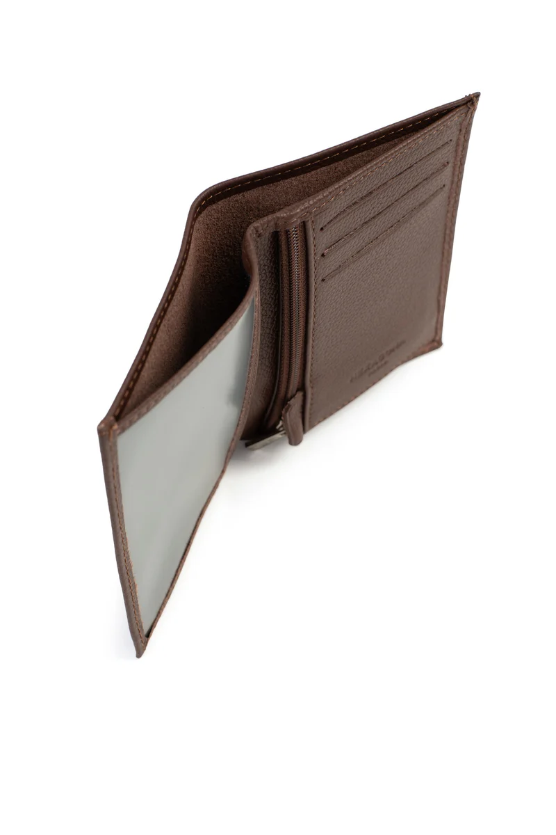 Portefeuille européen - 1 volet - Cuir