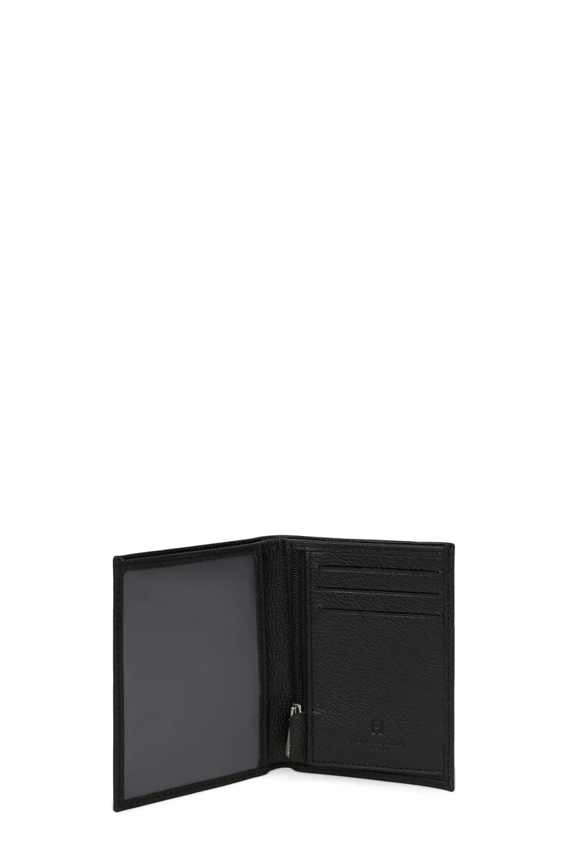 Portefeuille européen - 1 volet - Cuir
