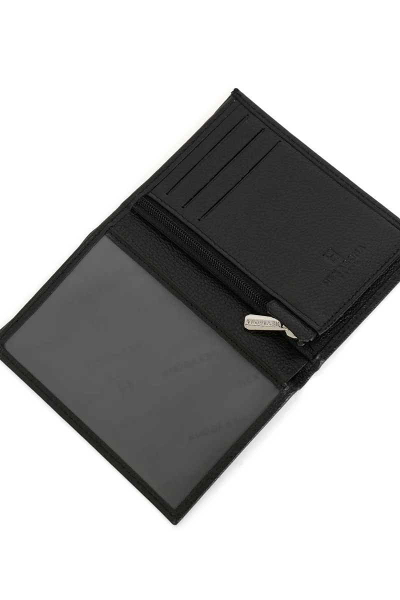 Portefeuille européen - 1 volet - Cuir