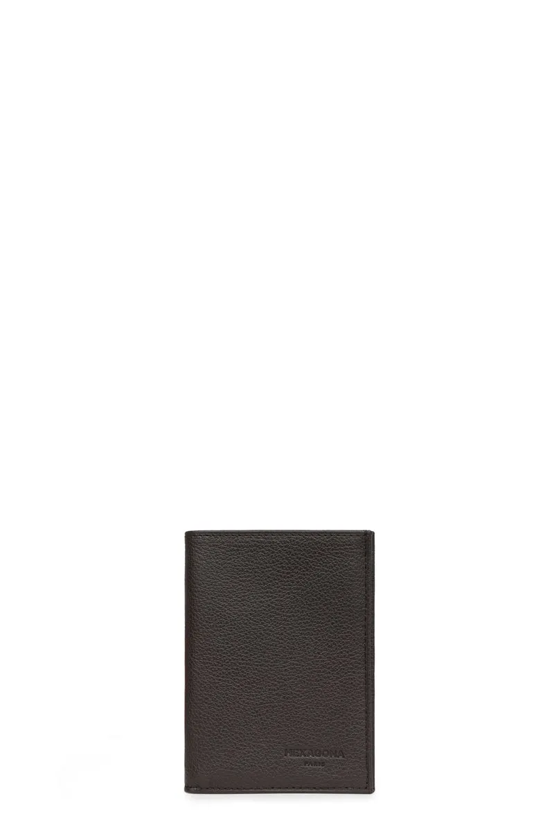 Portefeuille européen - 1 volet - Cuir