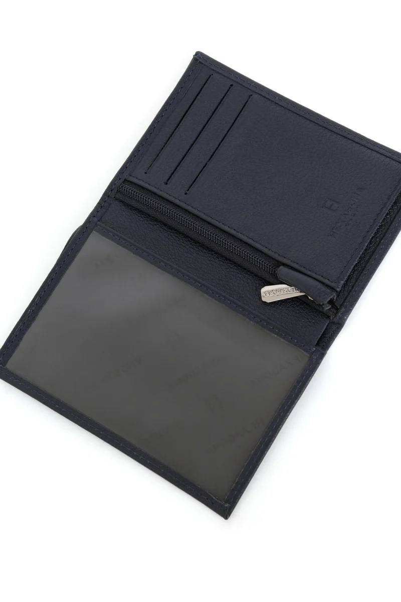 Portefeuille européen - 1 volet - Cuir