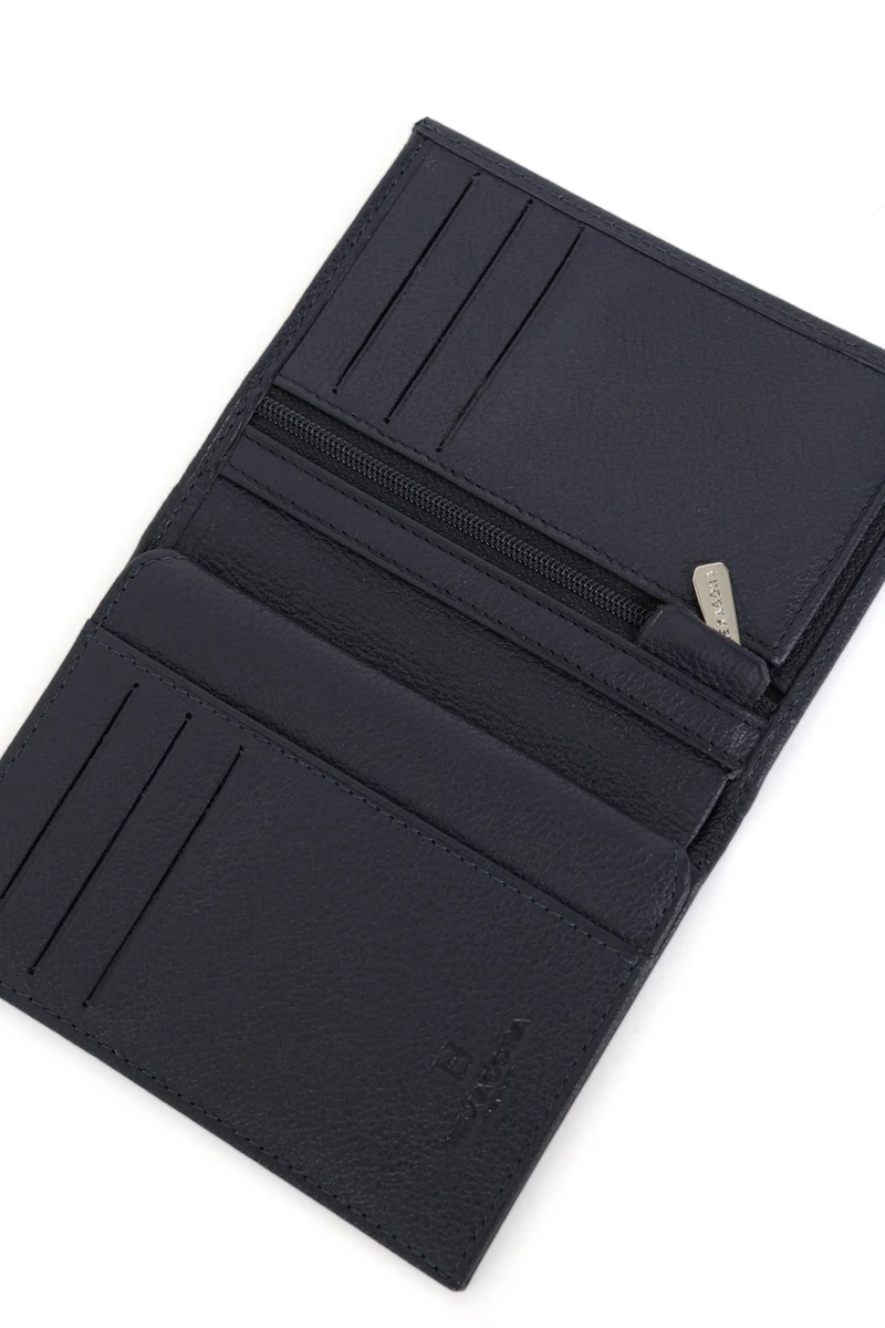 Portefeuille européen - 2 volets - Cuir