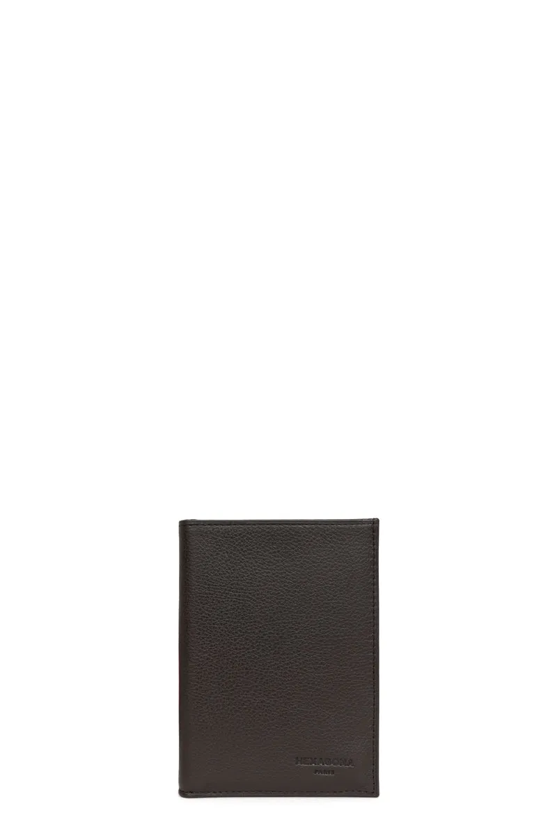Portefeuille européen - 2 volets - Cuir