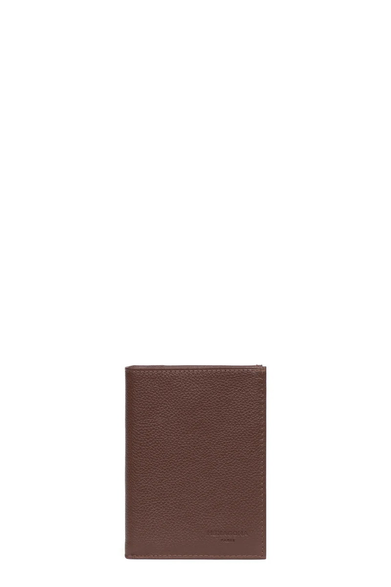 Portefeuille européen - 2 volets - Cuir