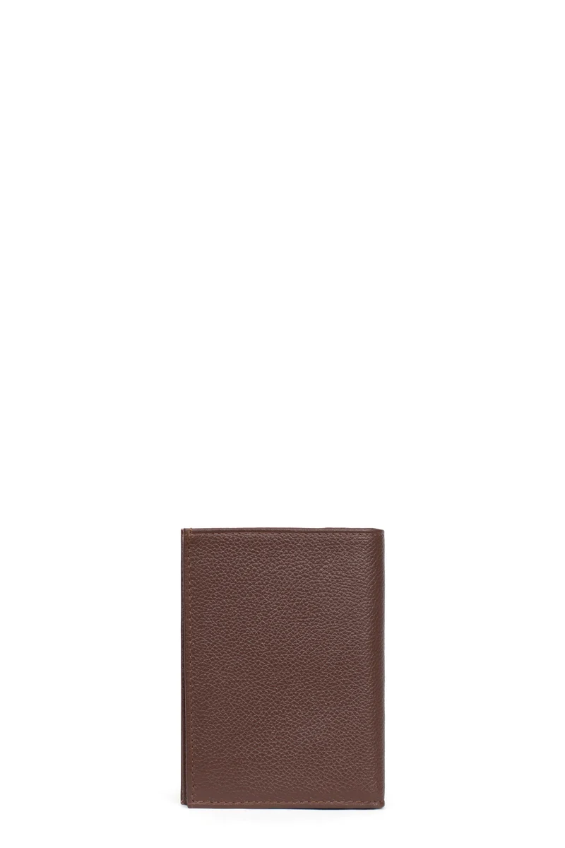 Portefeuille européen - 2 volets - Cuir