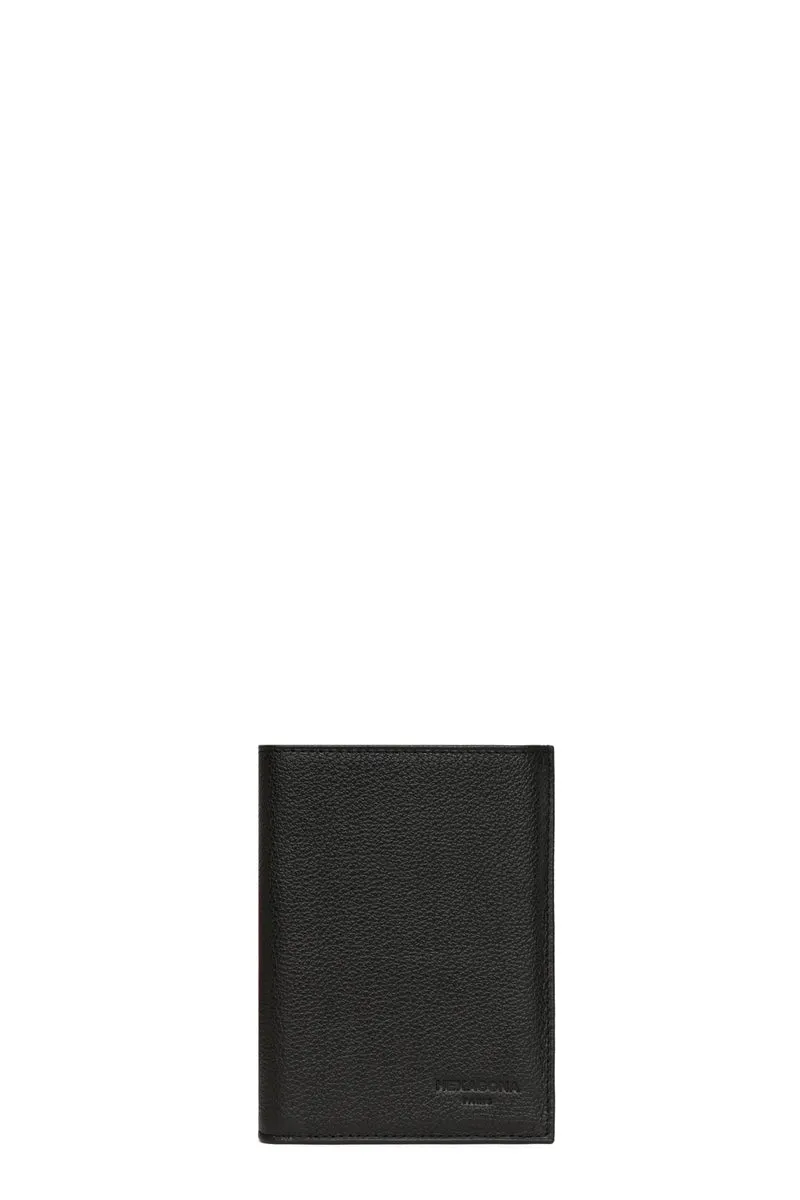 Portefeuille européen - 3 volets - Cuir
