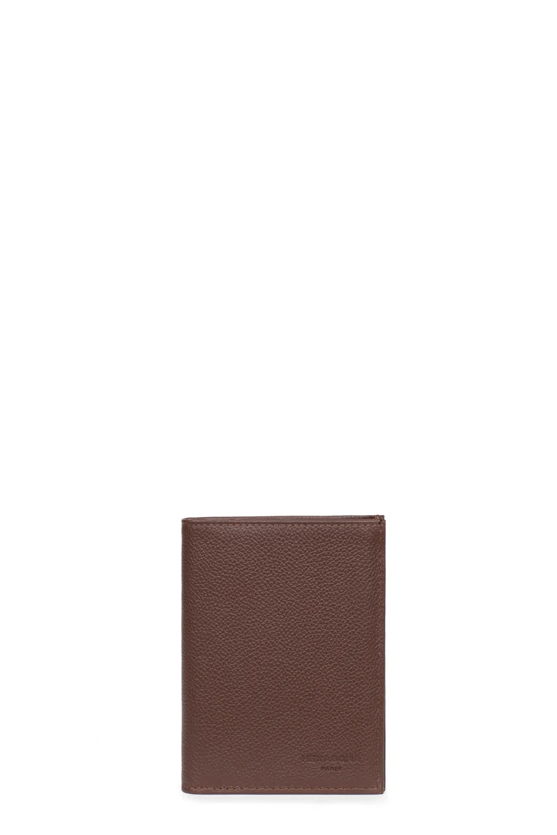 Portefeuille européen - 2 volets - Cuir