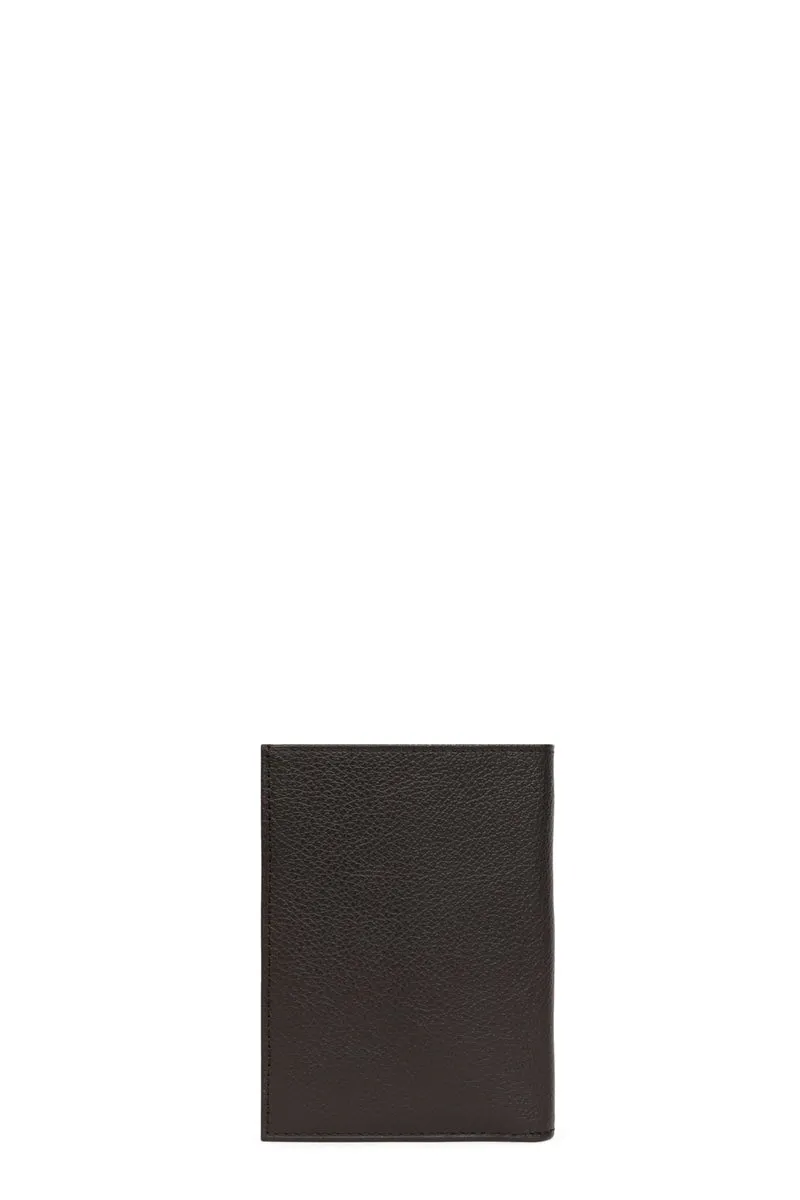 Portefeuille européen - 2 volets - Cuir