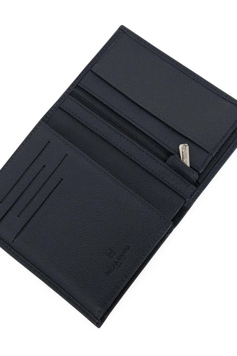 Portefeuille européen - 2 volets - Cuir