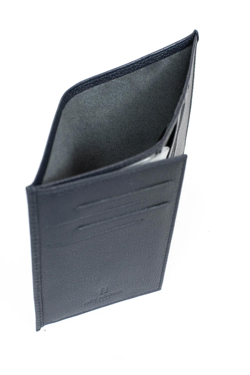 Portefeuille européen - 2 volets - Cuir