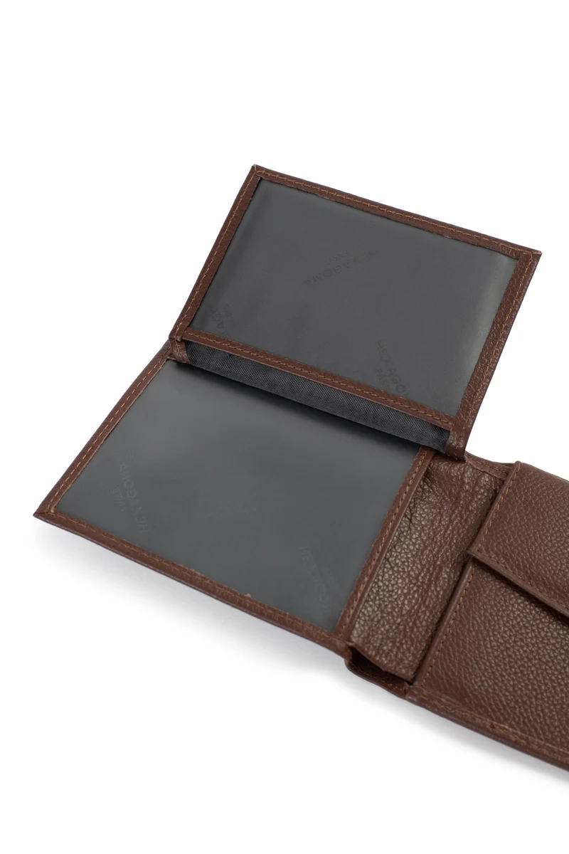 Portefeuille italien - 2 volets - Cuir