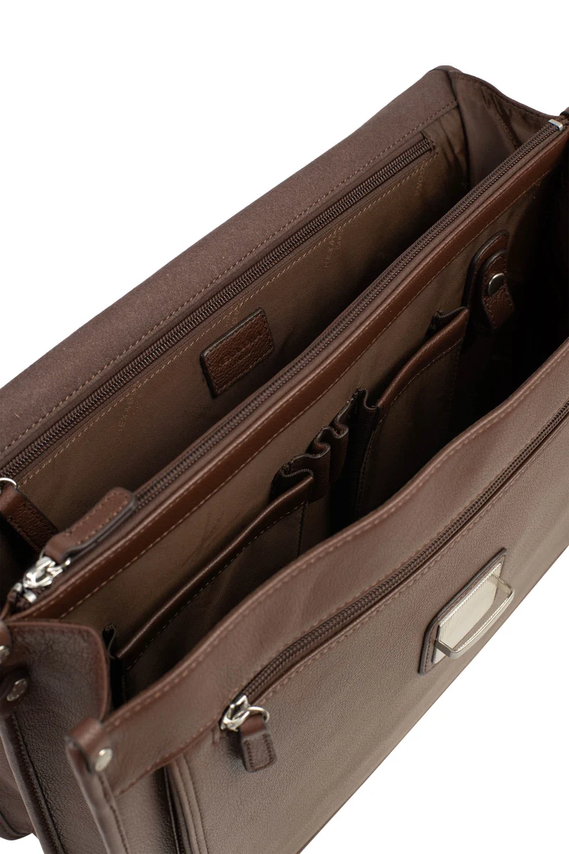 Cartable - A4 - Cuir