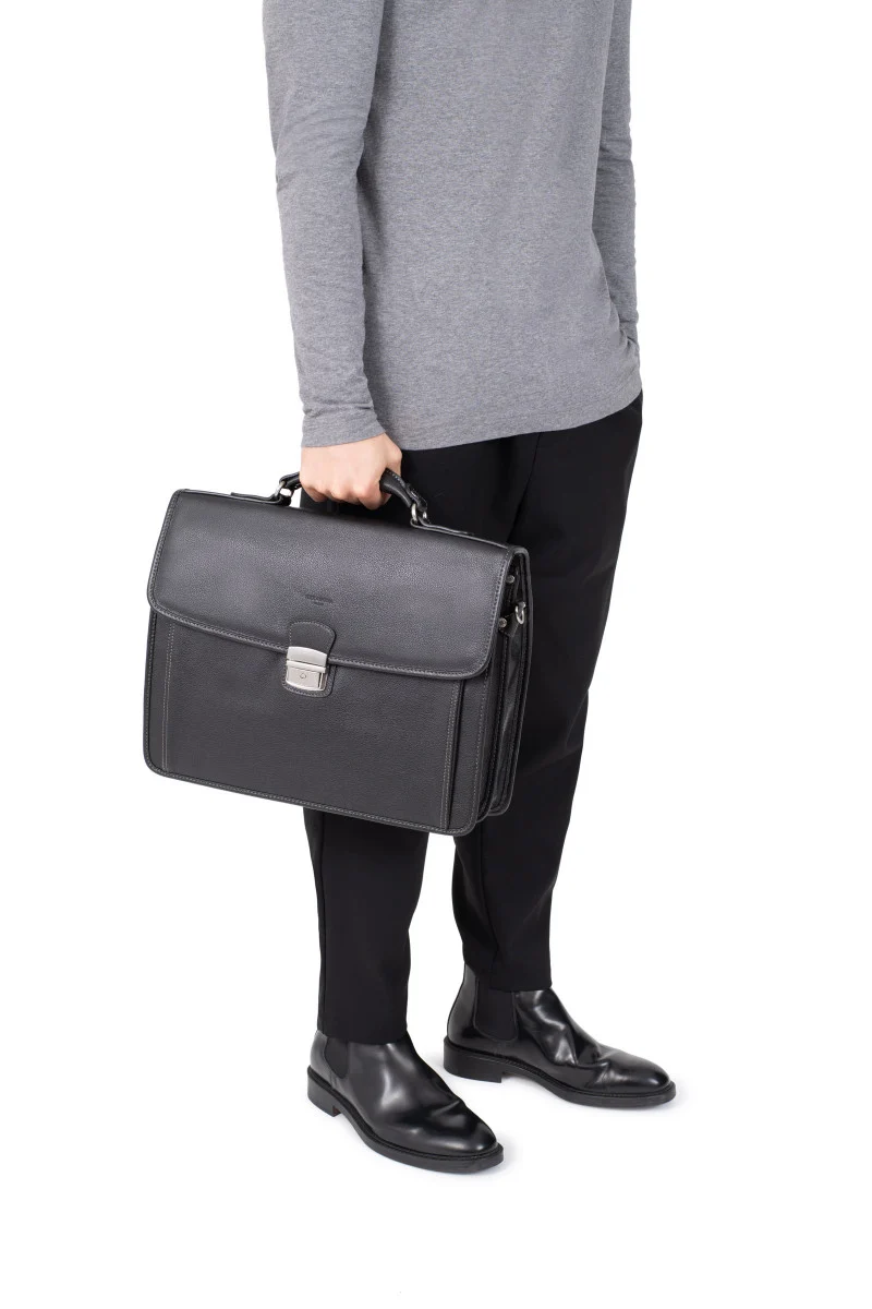 Cartable - A4 - Cuir