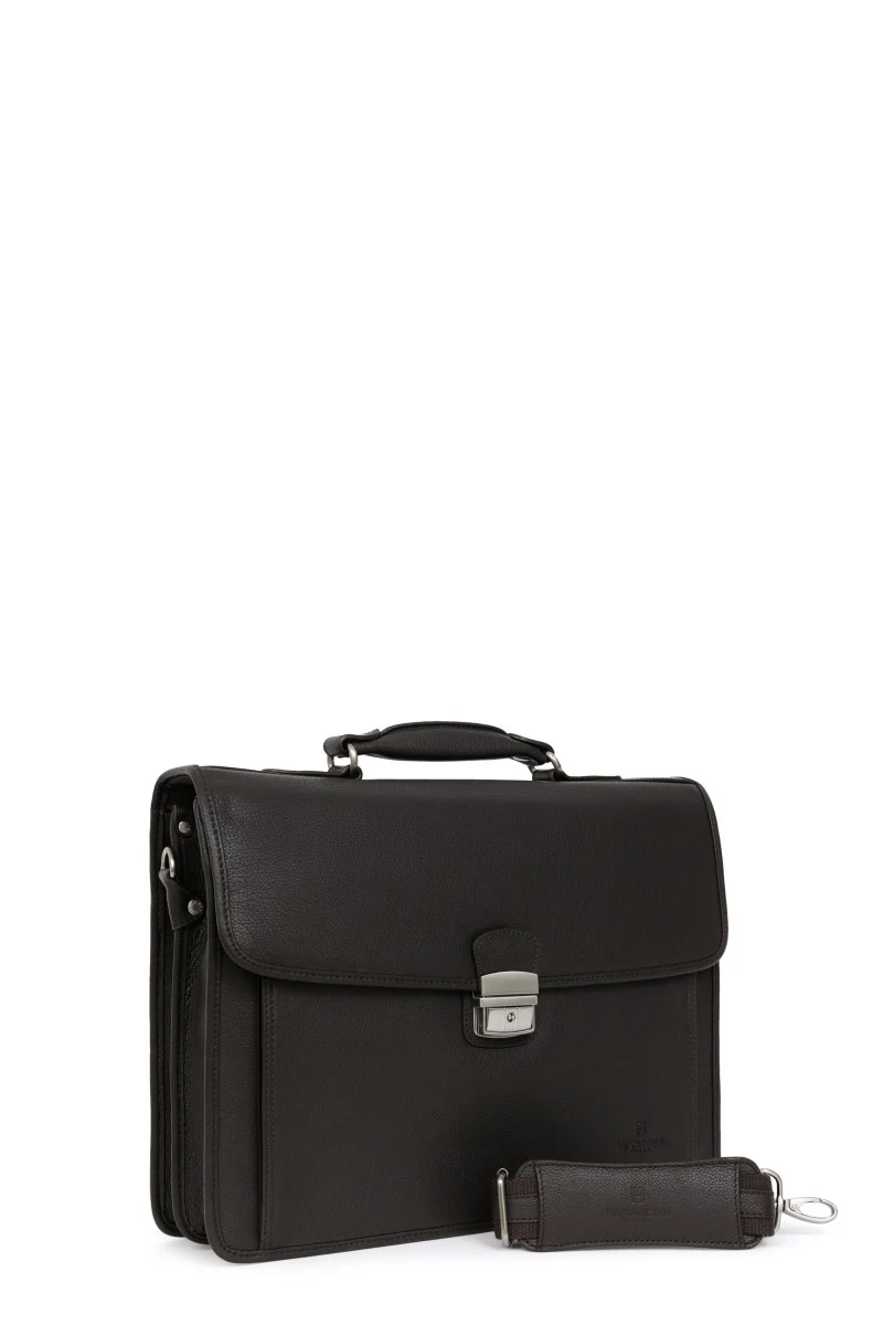 Cartable - A4 - Cuir