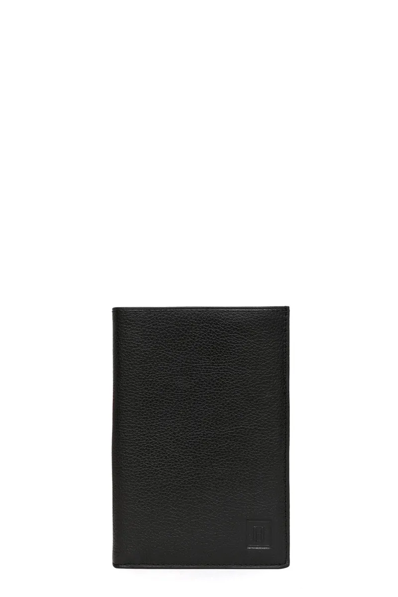 Portefeuille européen - 2 volets - Cuir